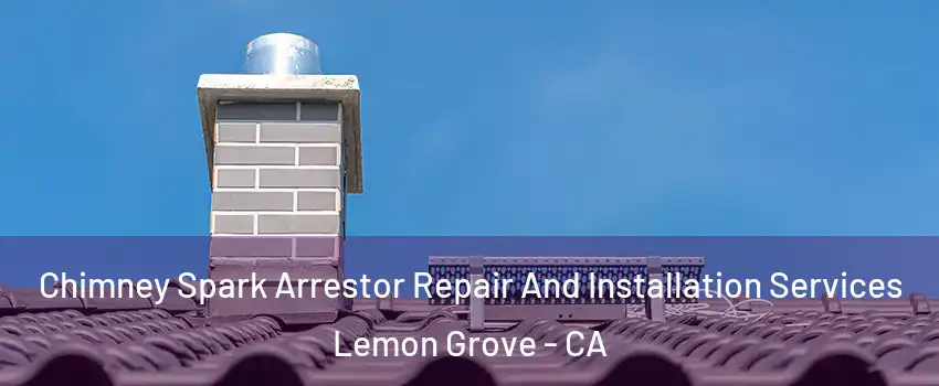  Chimney Spark Arrestor Repair And Installation Services Lemon Grove - CA