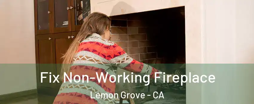  Fix Non-Working Fireplace Lemon Grove - CA