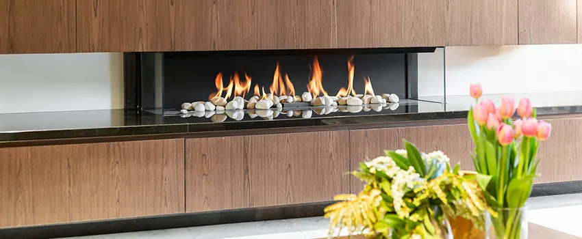 Double-height Fireplace Design Refurbishment in Lemon Grove, California
